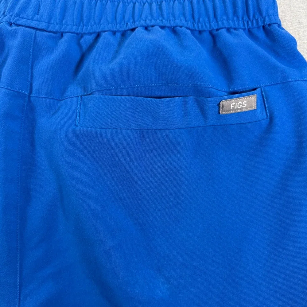 FIGS Scrub Jogger Pants Mens Large‎ Royal Blue Drawstring Medical